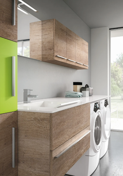 STORE 412 - Wall-mounted laundry room cabinet with sink by Gruppo Geromin - view 3